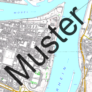 Ausschnitt DTK5 historisch bis 2012, Maßstab 1:5 000