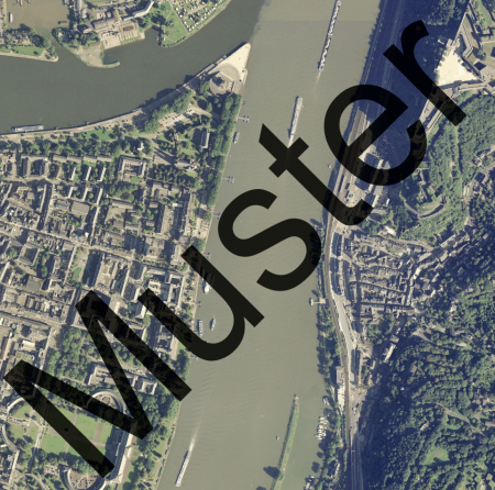 Historisches Orthofoto 2004: Georeferenziertes Luftbild mit Siedlungen, Straßen und Landschaft
