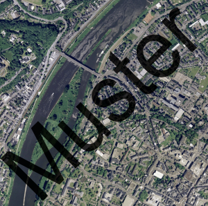 Historisches Orthofoto 2002: Georeferenziertes Luftbild mit Siedlungen, Straßen und Landschaft