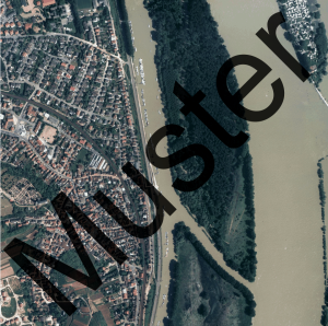 Historisches Orthofoto 1999: Georeferenziertes Luftbild mit Siedlungen, Straßen und Landschaft