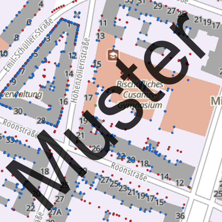 ALKIS Bestandsdaten der Punkte (Auszug)