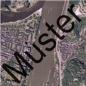 Historisches Orthofoto 2001: Georeferenziertes Luftbild mit Siedlungen, Straßen und Landschaft
