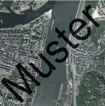 Historisches Orthofoto 2007: Georeferenziertes Luftbild mit Siedlungen, Straßen und Landschaft