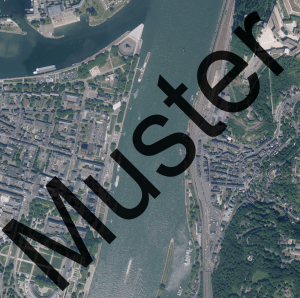 Historisches Orthofoto 2015: Georeferenziertes Luftbild mit Siedlungen, Straßen und Landschaft