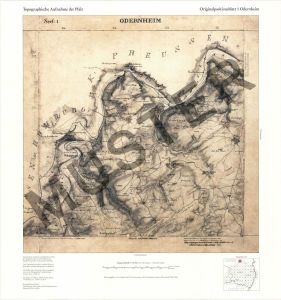 Topografische Aufnahme der Pfalz 1:25 000, Originalpositionsblatt 1836–1841